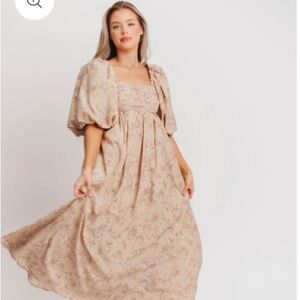 New with Tags! Never Worn! Worth Collective 	
Melody Maxi Dress with Pleats